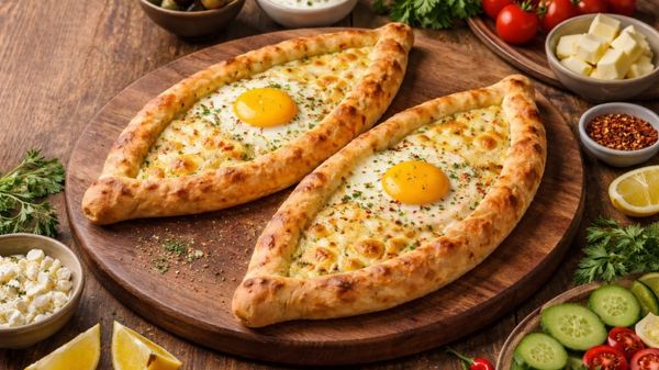 Kaşarlı Yumurtalı Pide
